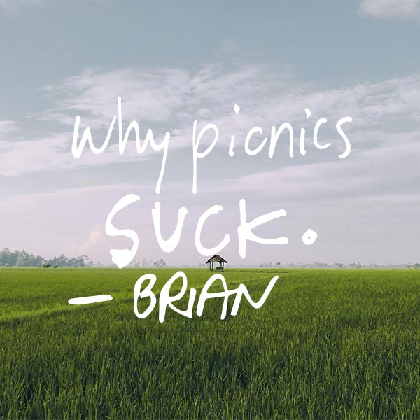 Why picnics suck. - Brian