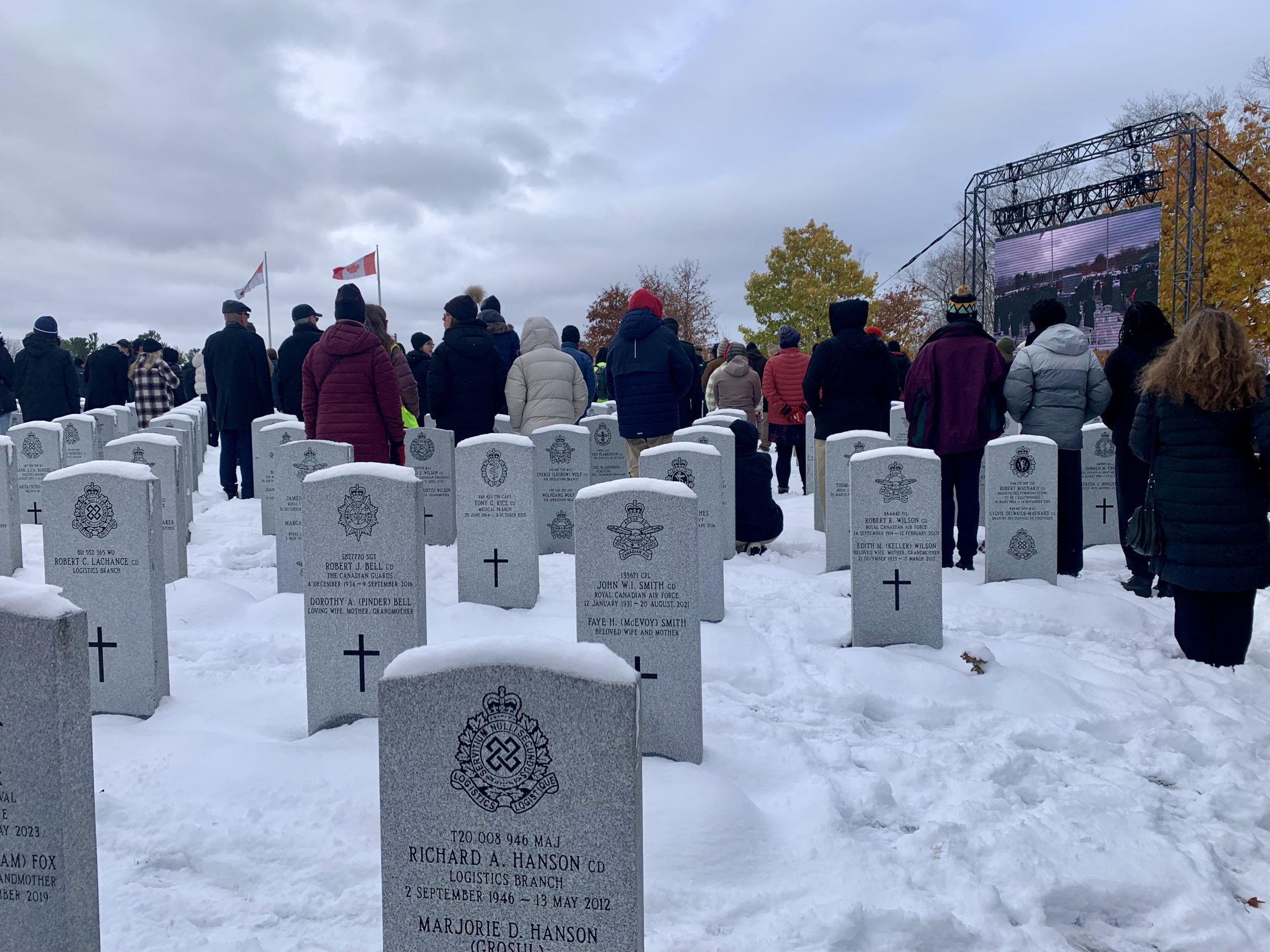 The National Military Cemetery’s Annual Remembrance Day service at Beechwood Cemetery, in Ottawa, ON. The National Military Cemetery’s Annual Remembrance Day service at Beechwood Cemetery, in Ottawa, ON.