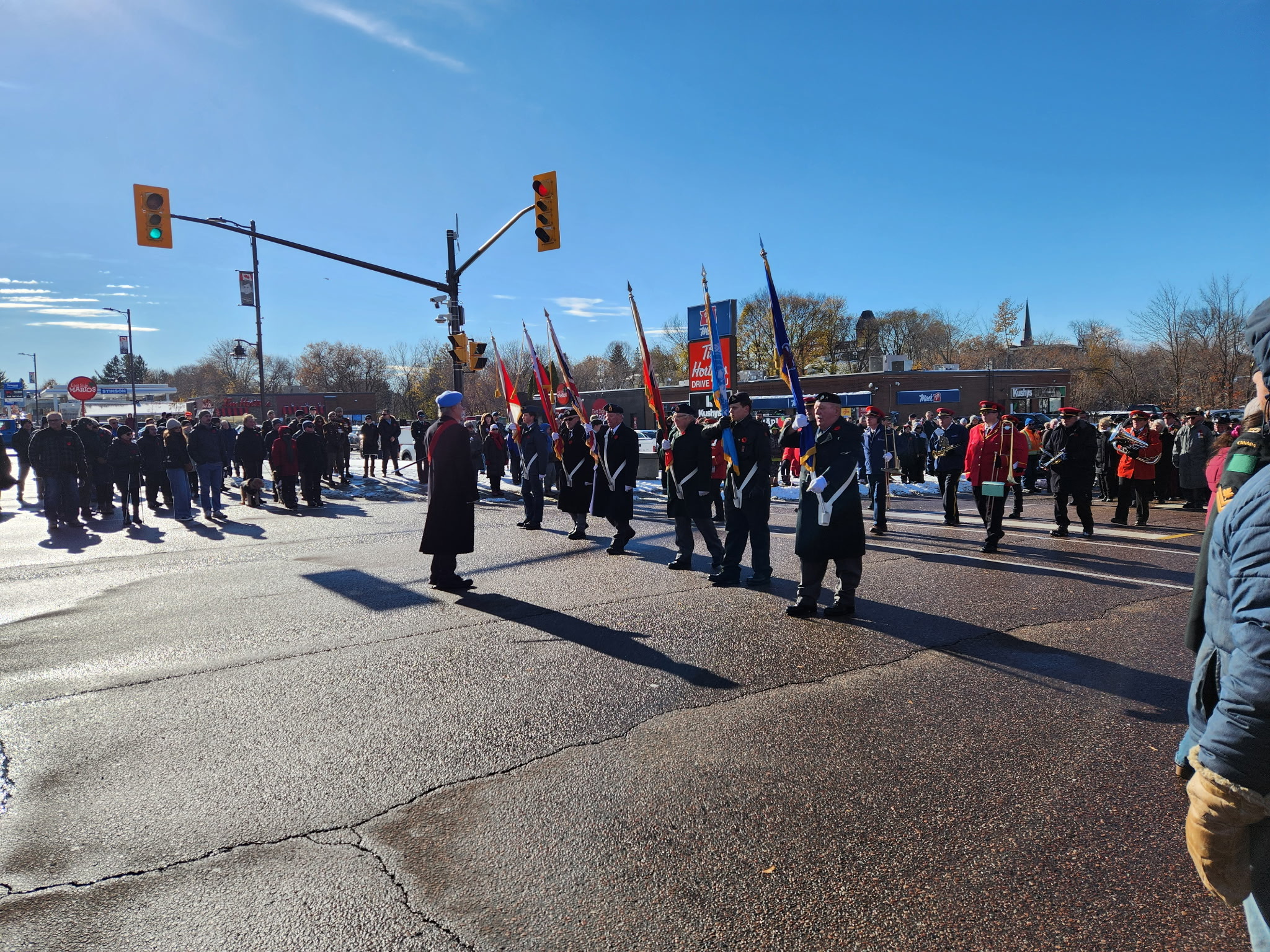 Remembrance Day parade in Pembroke, ON. Remembrance Day parade in Pembroke, ON.