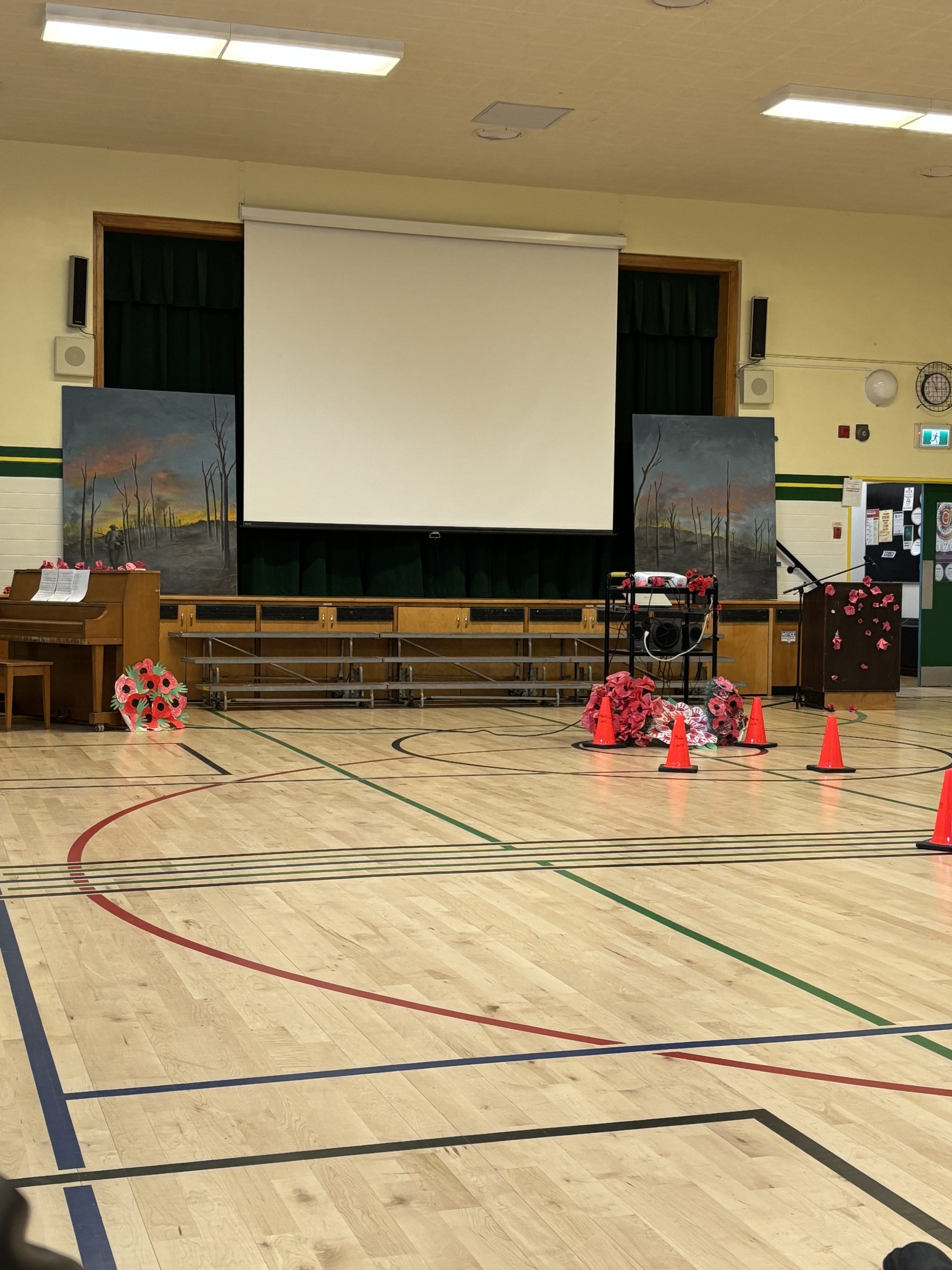 Remembrance Day ceremony at an elementary school in Ottawa, ON. Remembrance Day ceremony at an elementary school in Ottawa, ON.